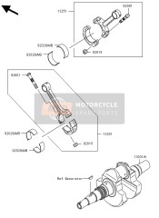 130310962, CRANKSHAFT-COMP, Kawasaki, 1