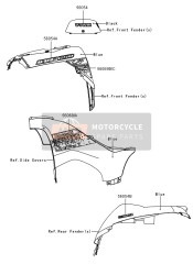 560540835, Mark,Rr Fender,6504X4I, Kawasaki, 0