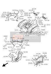 14092Y016947, Cover,Side,Lh,F.Red, Kawasaki, 1