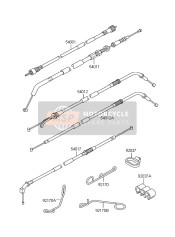 921701398, Clamp,Cable, Kawasaki, 0