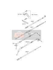 540120093, CABLE-THROTTLE,Closing VN800-E, Kawasaki, 0