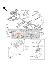 260111633, WIRE-LEAD, Battery(-), Kawasaki, 0