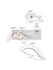 560621710, Pattern,Fr Fender,Fr,Lh, Kawasaki, 0