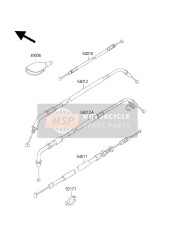 540111393, CABLE-CLUTCH, Kawasaki, 0