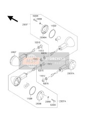 230371376, Blinker Hinten, Kawasaki, 0