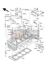 110081404, HEAD-COMP-CYLINDER, Kawasaki, 0