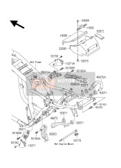 350631188, Stay,Rr,Rh, Kawasaki, 1