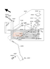 132361237, Levier Embrayage ZR11, Kawasaki, 0