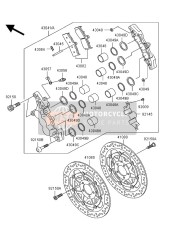 4108015115D, Disc,Fr,SILVER+DISC-SILVER, Kawasaki, 0