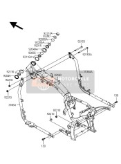 922100110, Nut,Lock,Flanged,12mm, Kawasaki, 0