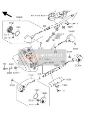 110610005, Gasket,Signallamp, Kawasaki, 0