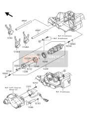 Tambour de changement de vitesse & Fourchette de changement de vitesse