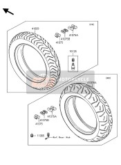 410090732, Tire,Rr,170/70B16 75H,G7 VN170, Kawasaki, 0