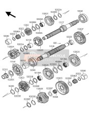 132620780, Getr.,Aus 4TH,25T, Kawasaki, 1