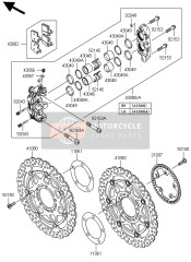 4108005705C, Disc, Fr, HOUSING+DISC Blk/, Kawasaki, 0