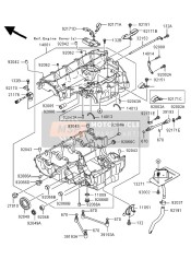 921711439, Collier Tuyau Huile D, Kawasaki, 0