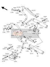 491071215, COVER-EXHAUST Pipe, Kawasaki, 0