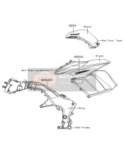 560540778, Mark,Side Cowl.,Z1000SX, Kawasaki, 0