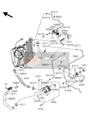 390620047, HOSE-COOLING,THERMO-PIPE, Kawasaki, 1