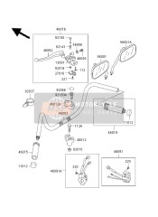 460910015, HOUSING-ASSY-CONTROL,Lh, Kawasaki, 3