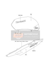 560520040, Mark, Seat Cover, ZR-7, Kawasaki, 0