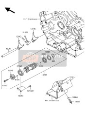 Gear Change Drum & Shift Fork