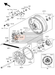 410730183496, WHEEL-ASSY,Rr,P.Silver VN900CA, Kawasaki, 0