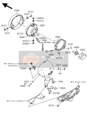 230050021, BODY-COMP-HEADLAMP, Kawasaki, 0