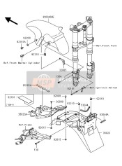 350041454474, FENDER-FRONT,G.Silver, Kawasaki, 0