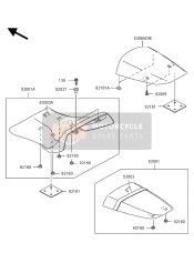 530651051474, Sitzdeckel, Kawasaki, 0