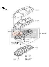 280111223, Meter,Speed&Tacho,Kph, Kawasaki, 1