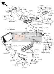 390620674, HOSE-COOLING, HEAD-THERMO, Kawasaki, 1