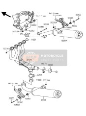 180910350, BODY-COMP-MUFFLER,Lh, Kawasaki, 0