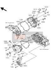 140440037, HOLDER-CABLE EX250K8F, Kawasaki, 0