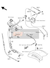 540120146, CABLE-THROTTLE,Closing, Kawasaki, 2