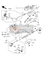 230400063, Clignotant, Fr, Lh, Kawasaki, 0