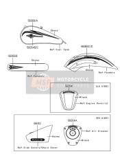 560540315, Mark,Fuel Tank,Lh, Kawasaki, 0