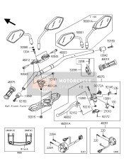 560010186, MIRROR-ASSY, Lh, Kawasaki, 0