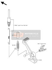 132360074, LEVER-COMP,Brake Pedal, Kawasaki, 1