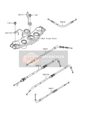 540120153, CABLE-THROTTLE,Closing ZR750-K, Kawasaki, 0