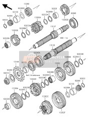 132620297, Gear, Output, Low, 39T, Kawasaki, 3