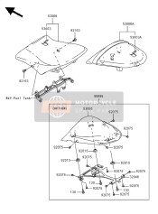 999961348777, Kit, Single Seat Cover, L.G, Kawasaki, 0