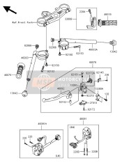 460030046, Lenker,Rh, Kawasaki, 2