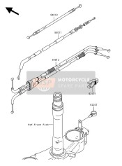 540120131, CABLE-ACCELERATEUR, Kawasaki, 0