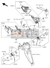 230400022, LAMP-SIGNAL,Fr,Rh, Kawasaki, 0