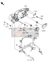 230080135, SOCKET-ASSY, Lo Beam, Kawasaki, 0