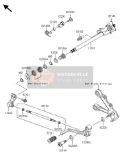 132420093, LEVER-ASSY-CHANGE, Kawasaki, 0