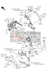 350220083739, FENDER-COMP-REAR, M.F.S.Bl, Kawasaki, 0