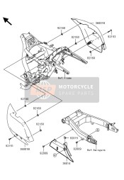 360010218739, COVER-SIDE,Lh,M.F.S.Black, Kawasaki, 0