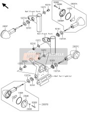 921611461, Damper,Signal Lamp, Kawasaki, 3